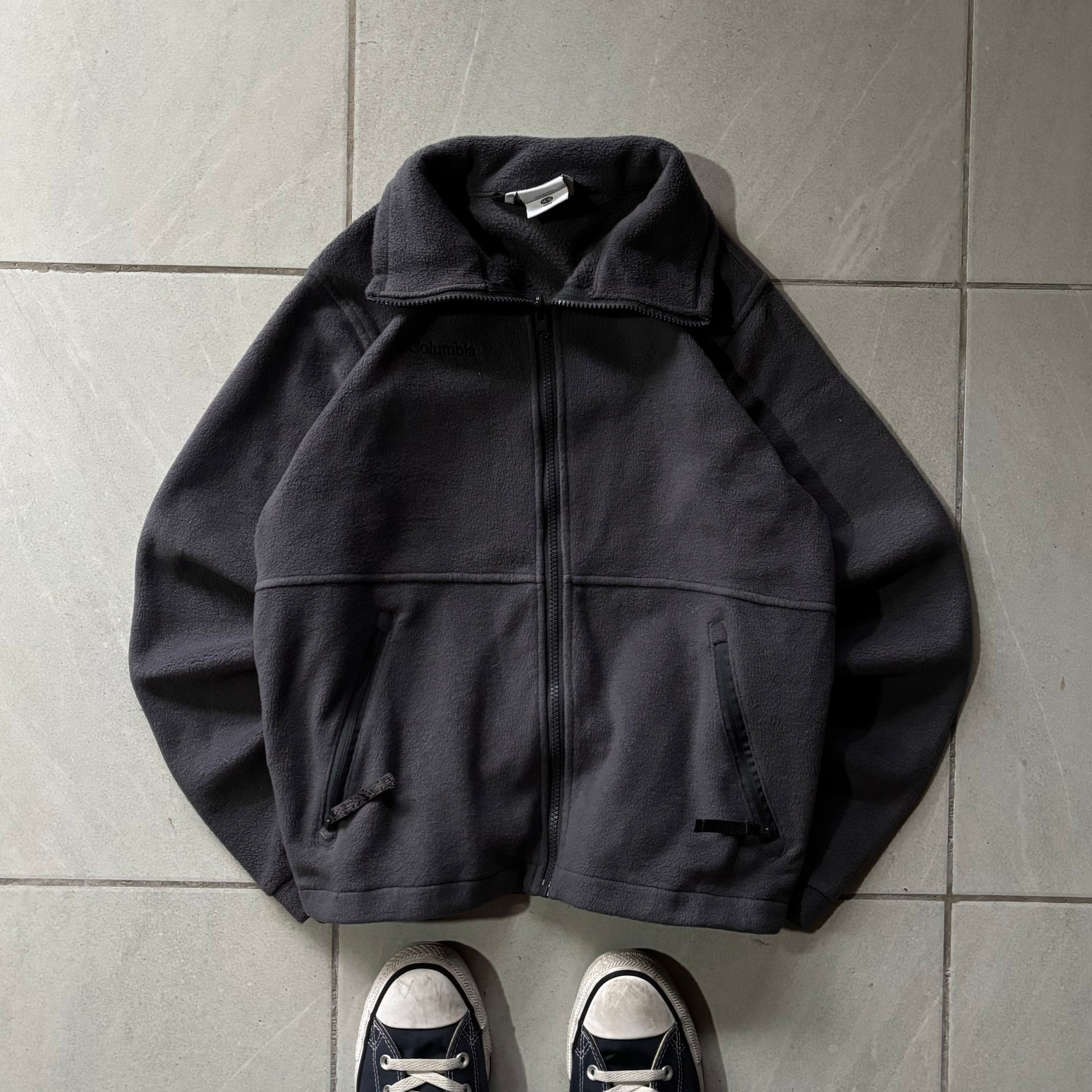 (S) COLUMBIA FLEECE JACKET GRAY