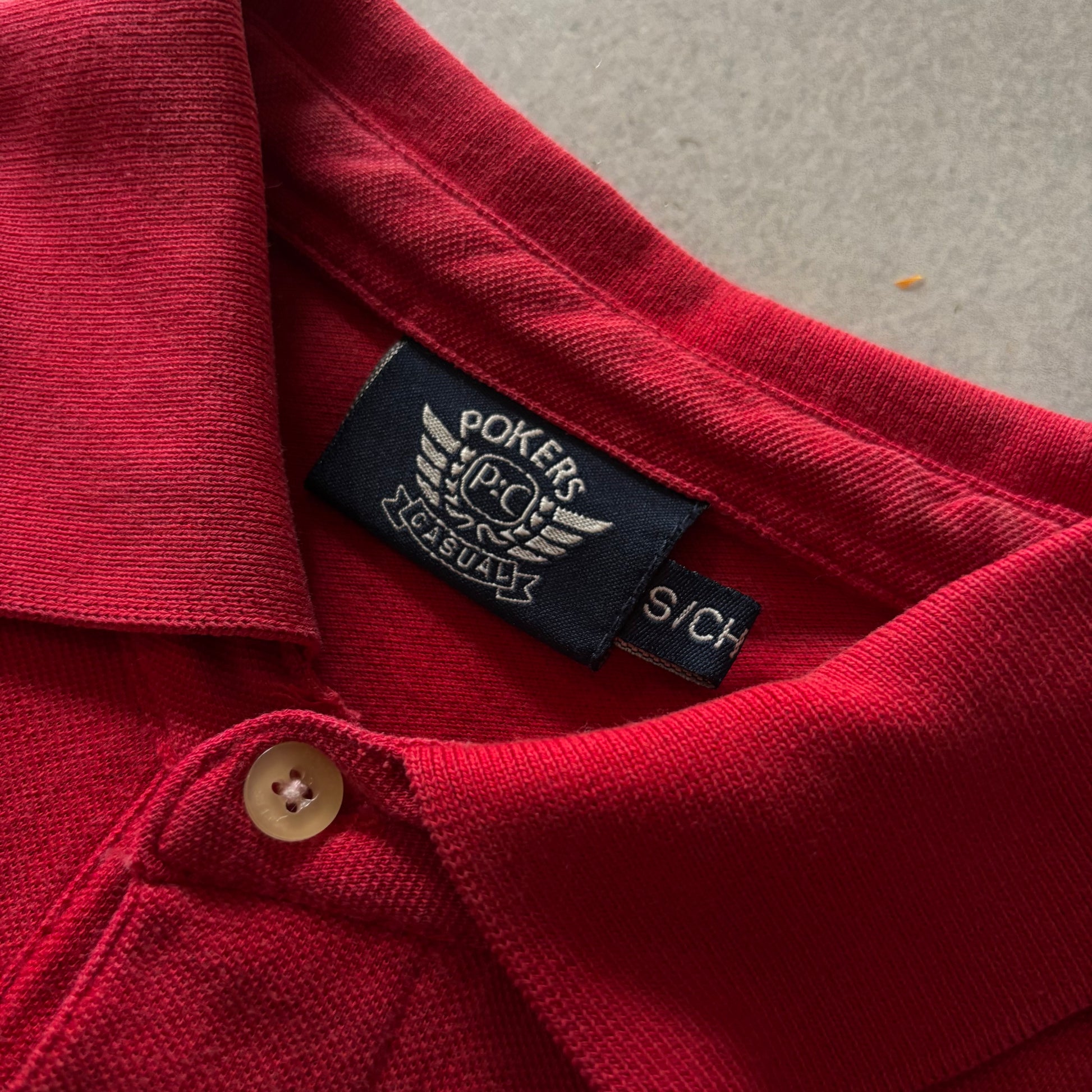 (M) POLO POKERS FULL RED