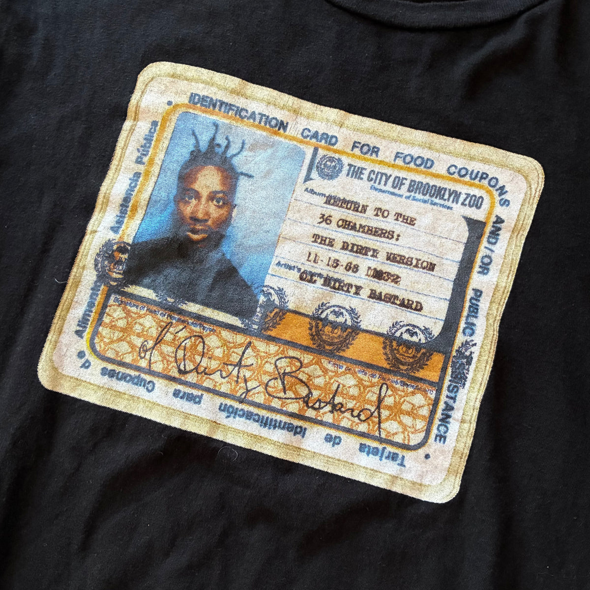 (L) FACE CARD RAP TEE