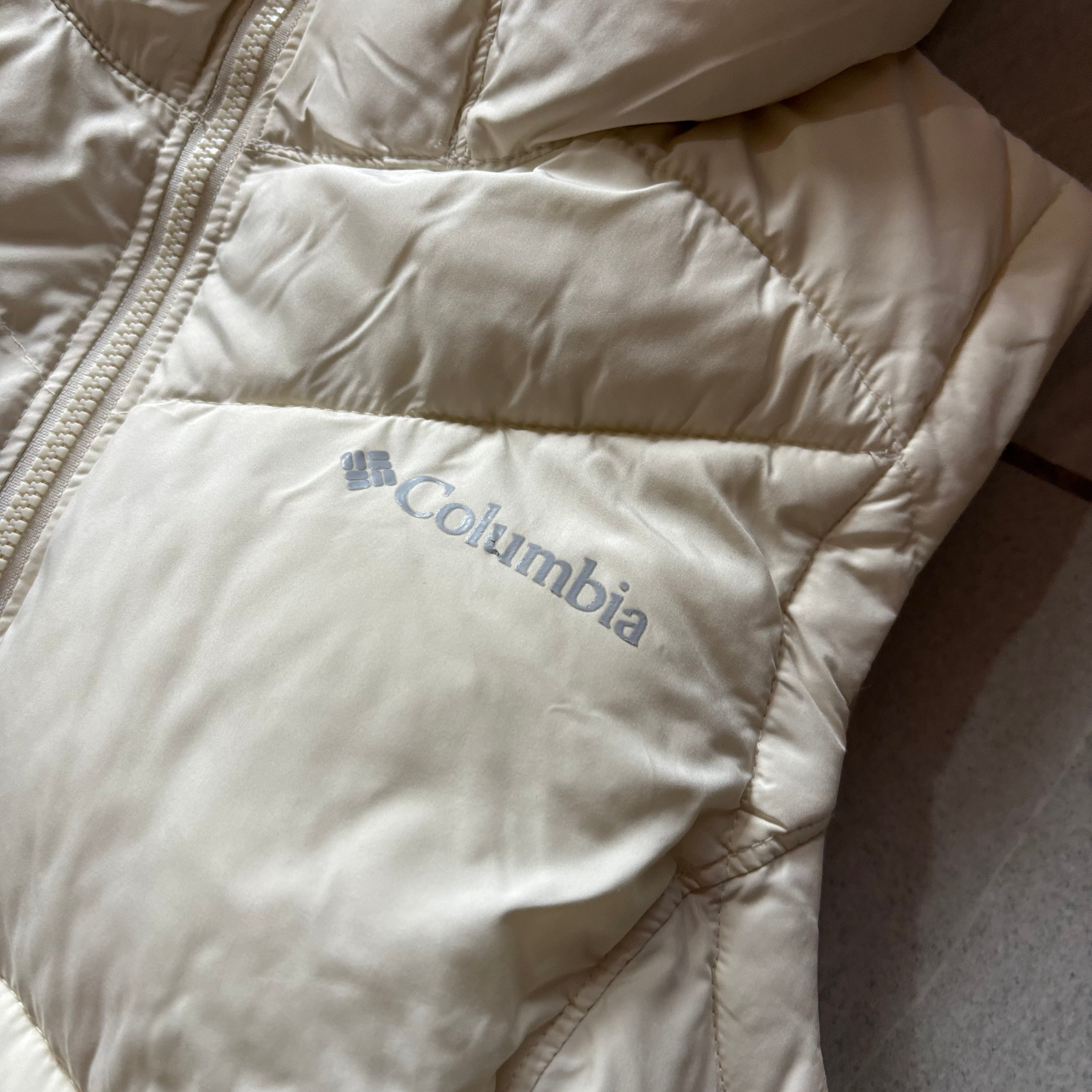 (M) COLUMBIA PUFFER THERMAL VEST BEIGE