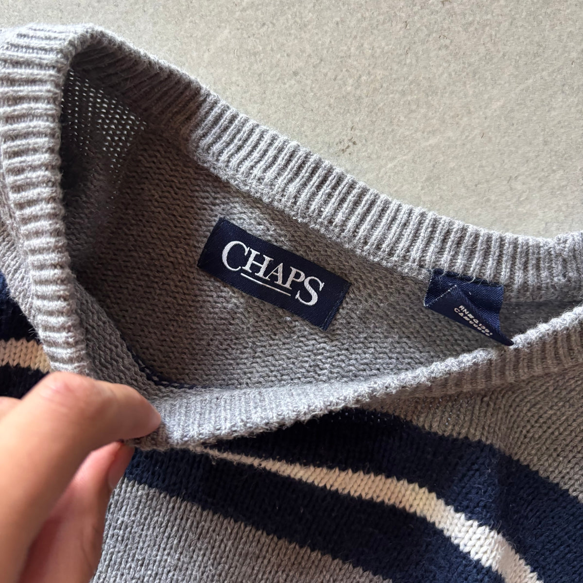 (M) CHAPS CREWNECK