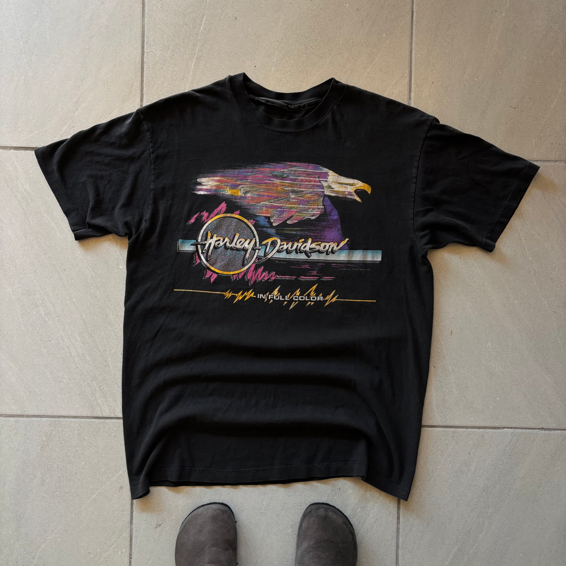 (L) HARLEY DAVIDSON VINTAGE TEE