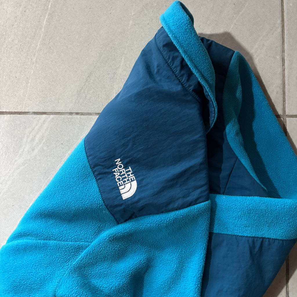 (S) THE NORTH FACE FLEECE JACKET SKY BLUE