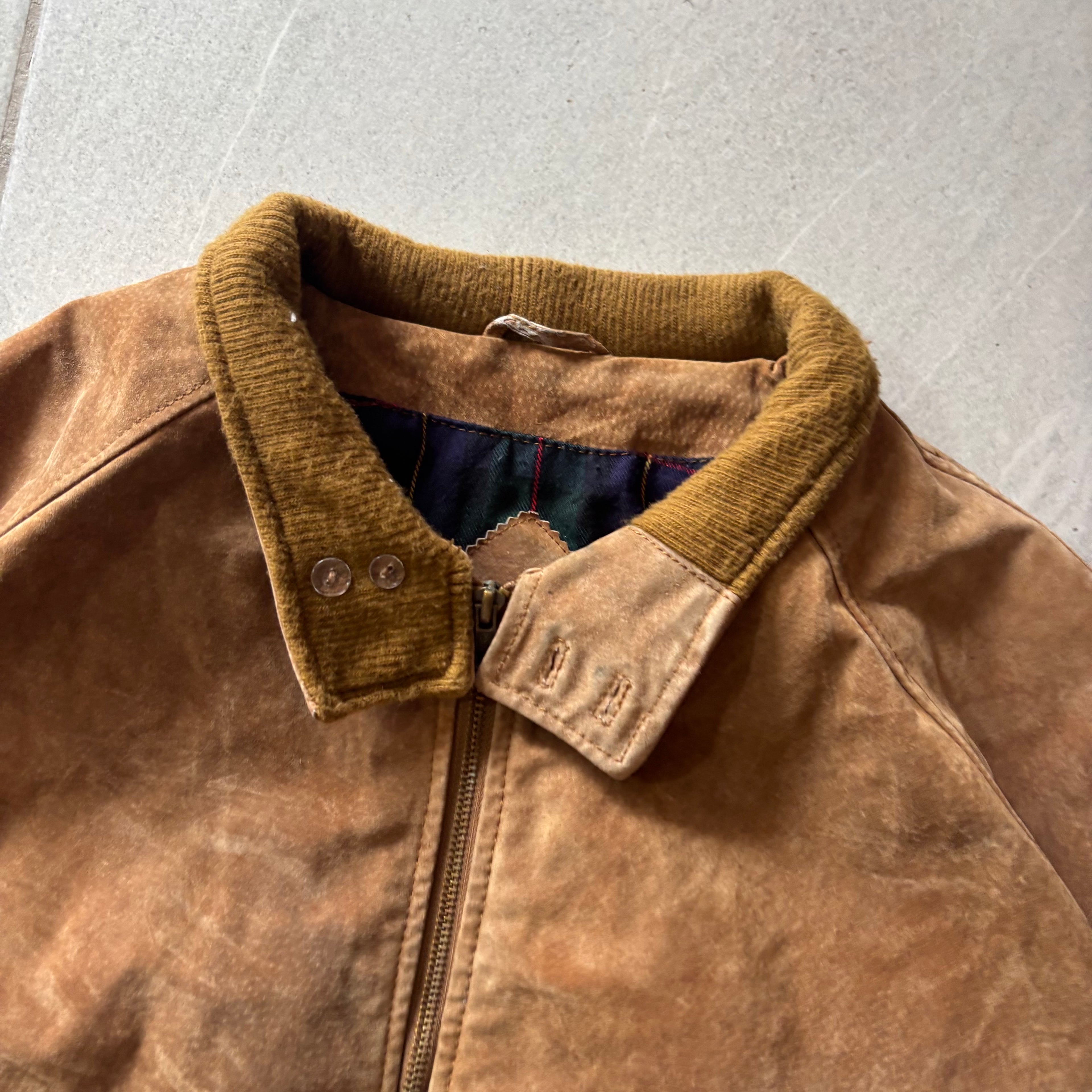 (Xl) ORVIS LEATHER JACKET
