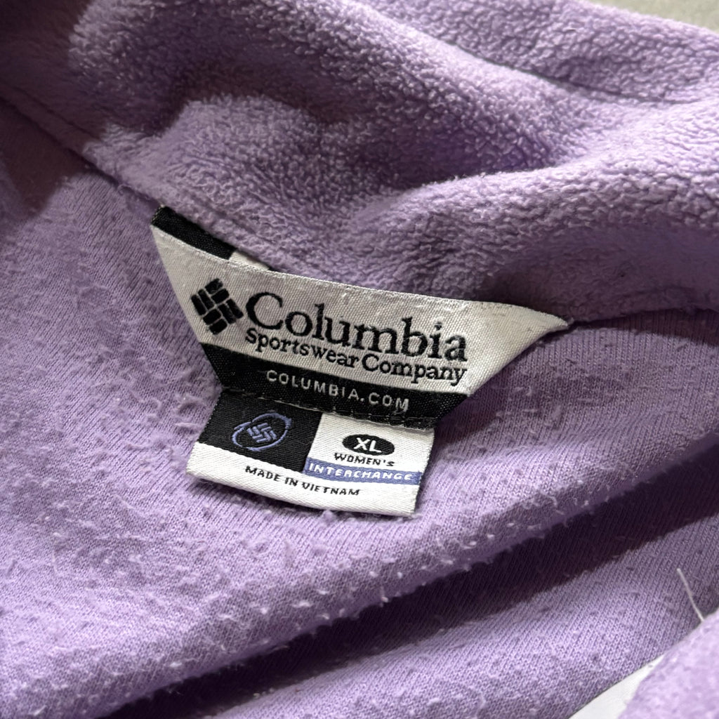 (Xl) COLUMBIA FLEECE JACKET LILA