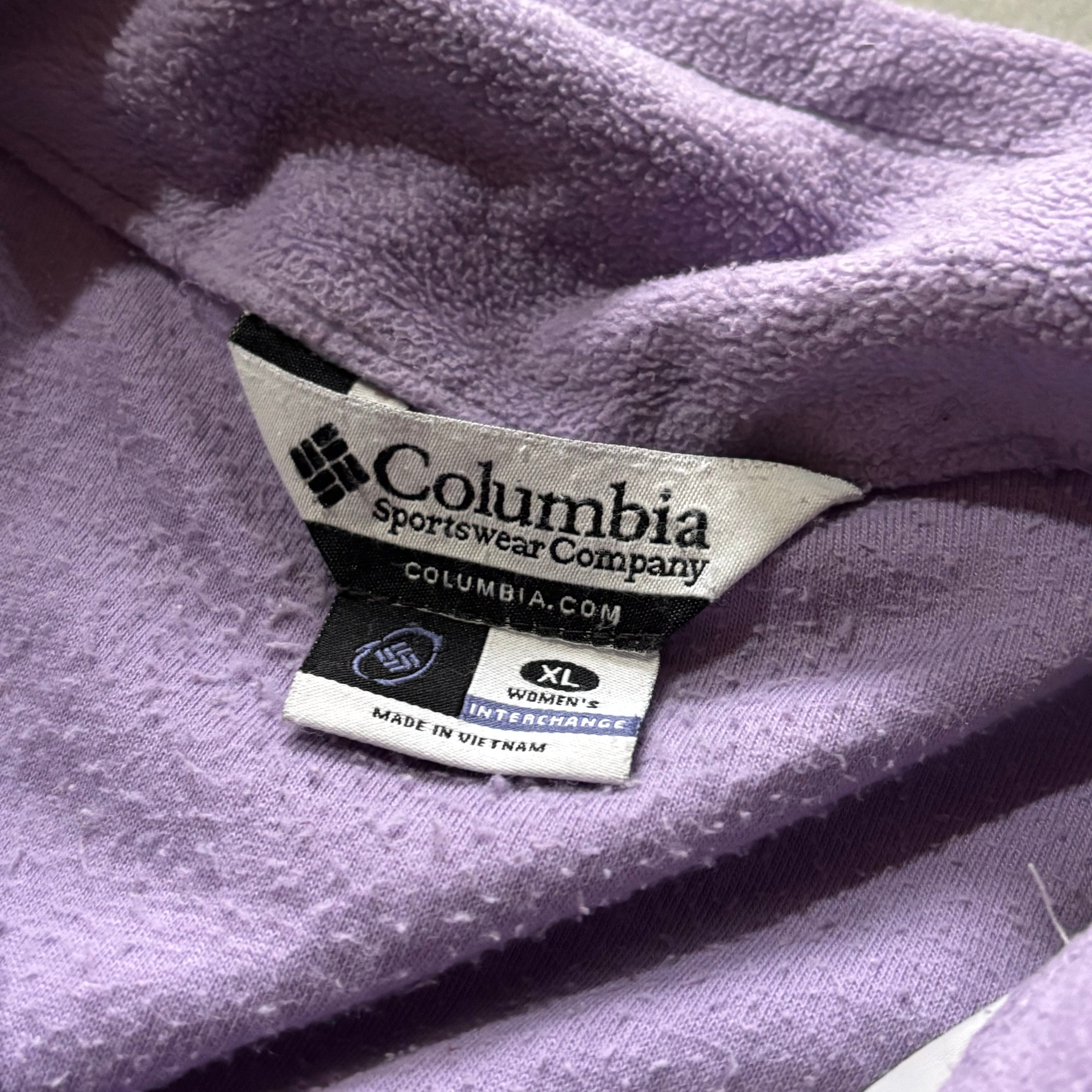 (Xl) COLUMBIA FLEECE JACKET LILA