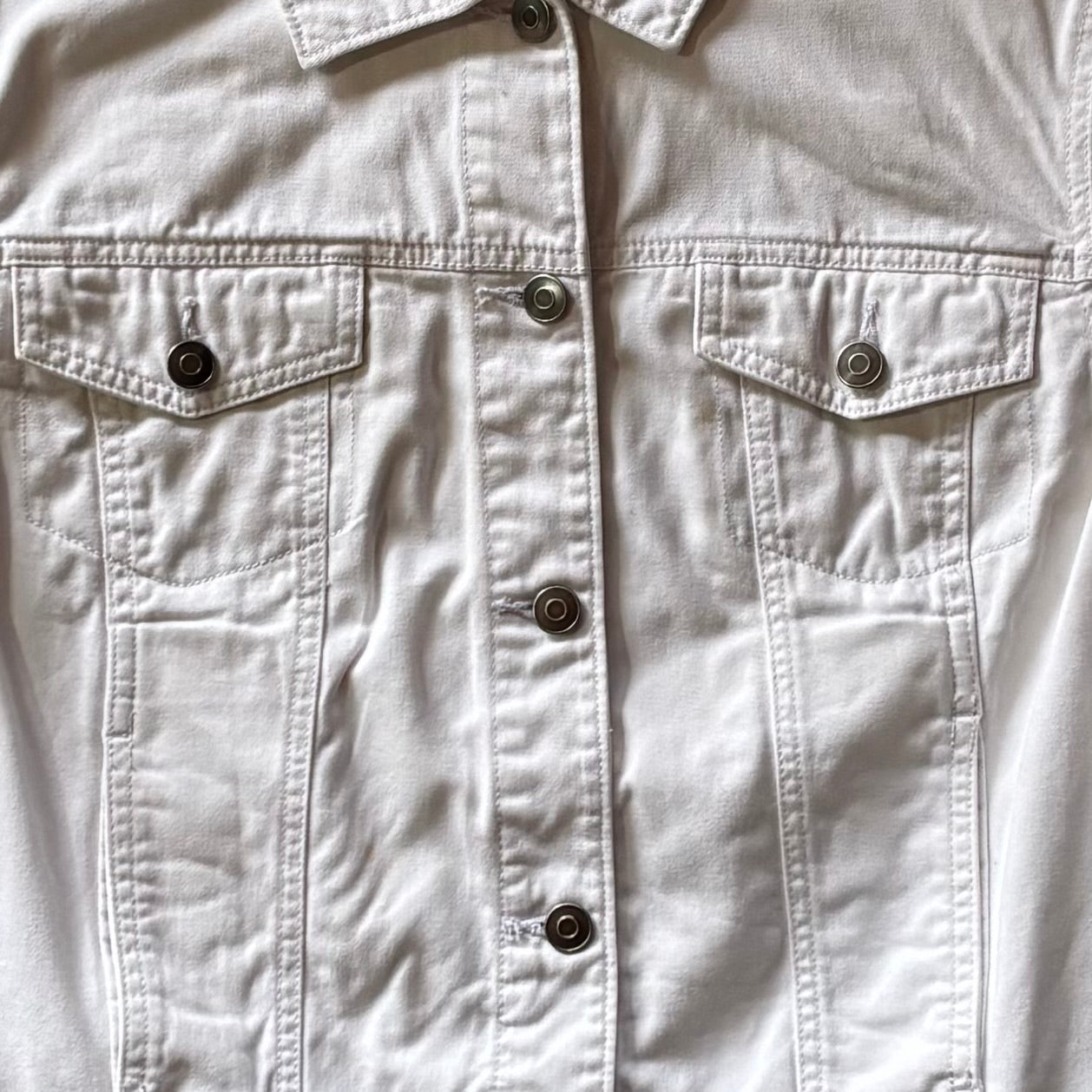 (S) DENIM JACKET WHITE