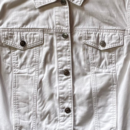 (S) DENIM JACKET WHITE