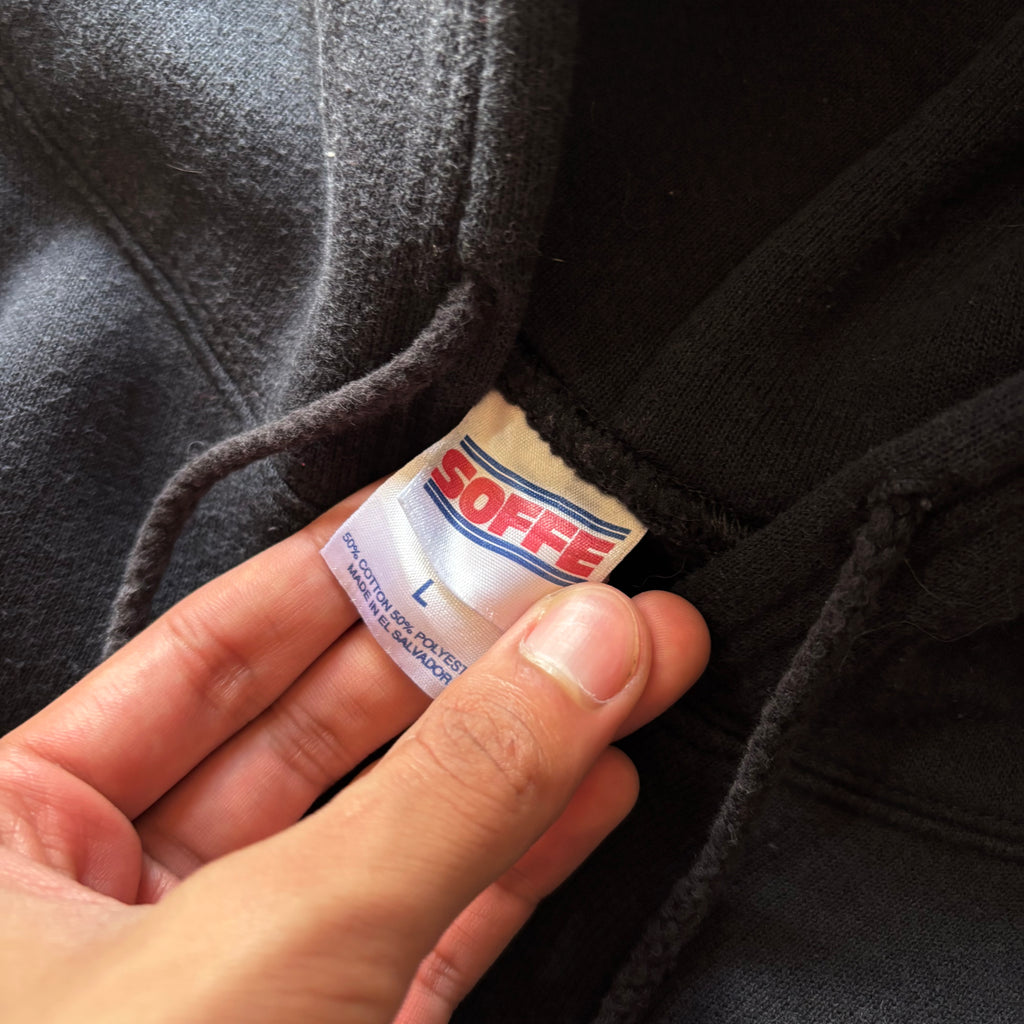(L) NAVY VINTAGE HOODIE FULL ZIP