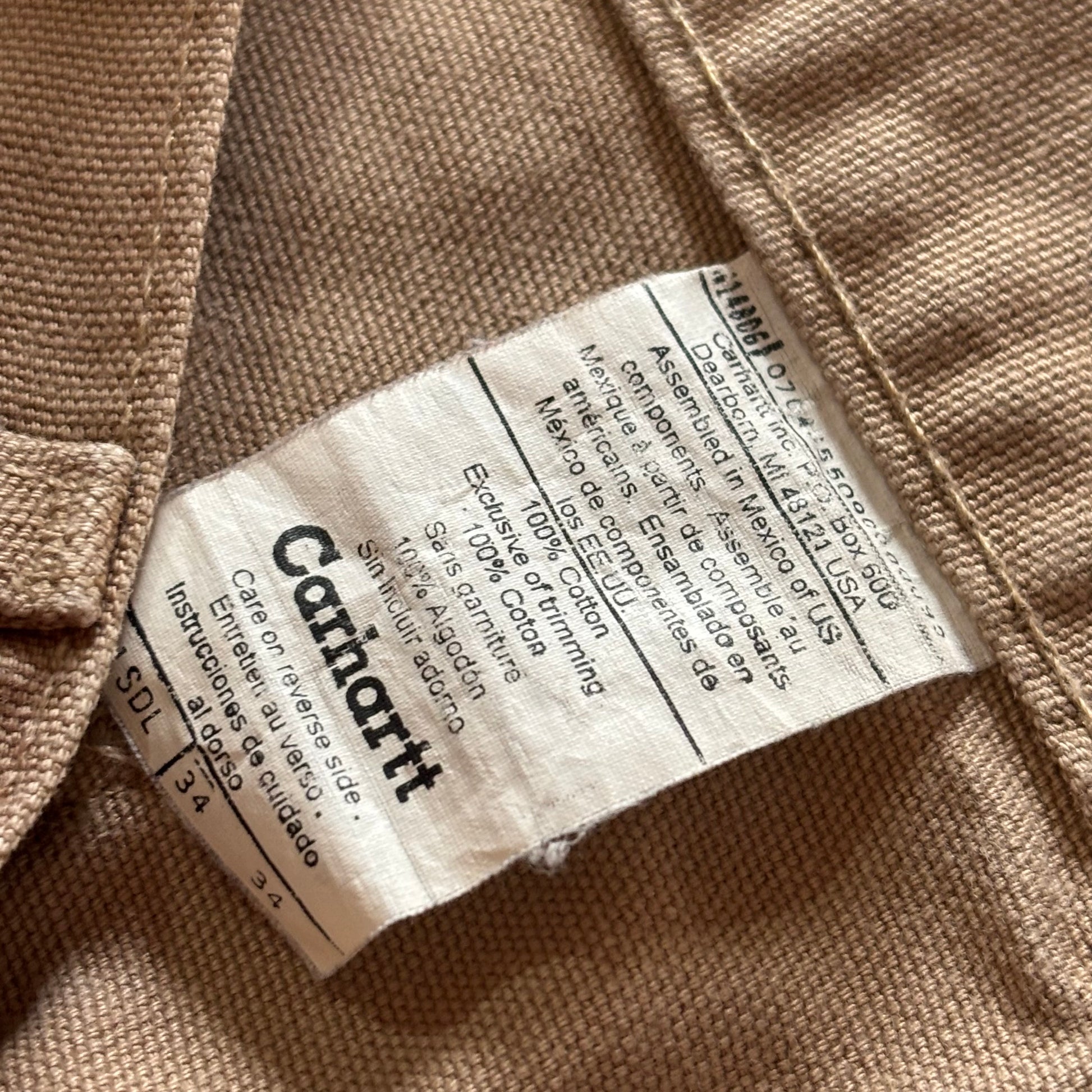 (34/32) CARJARTT B11 SDL BAGGY WORK PANT