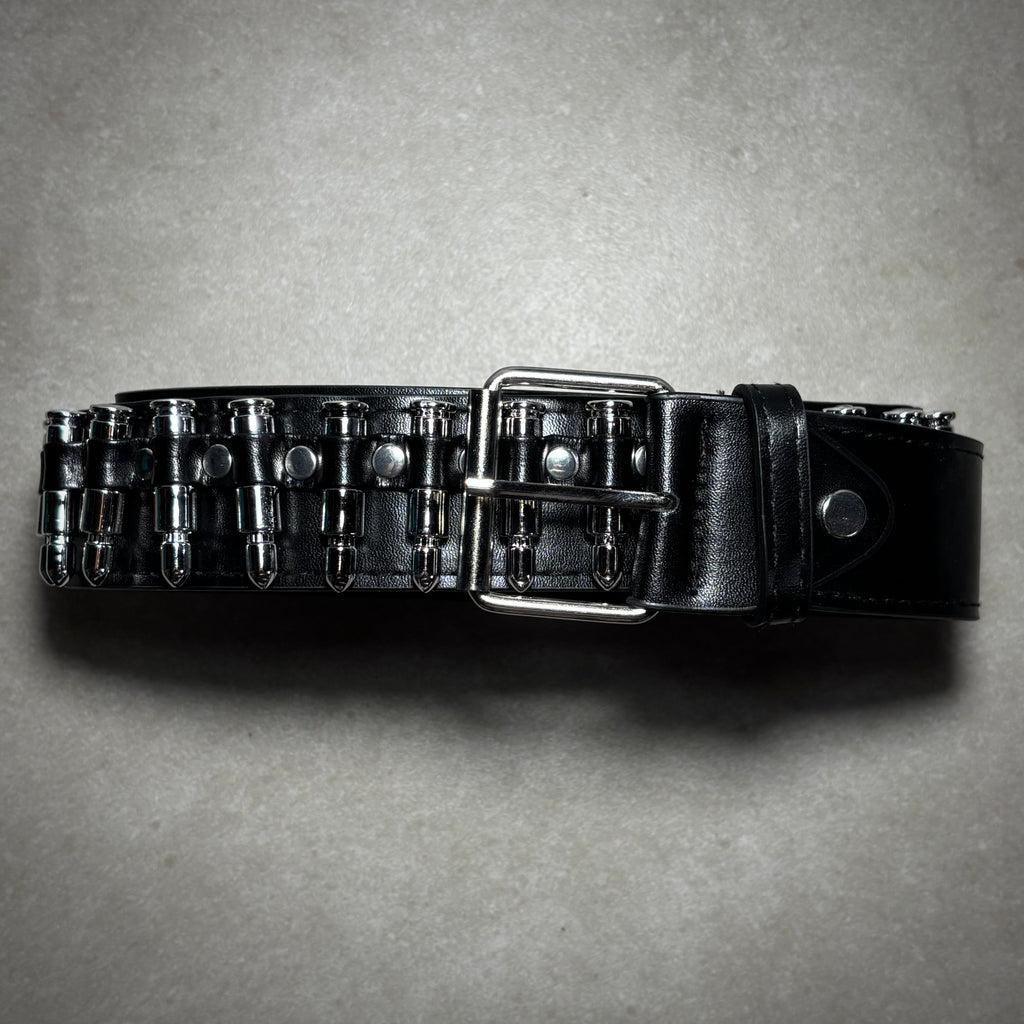 LEATHER BULLETS BELT
