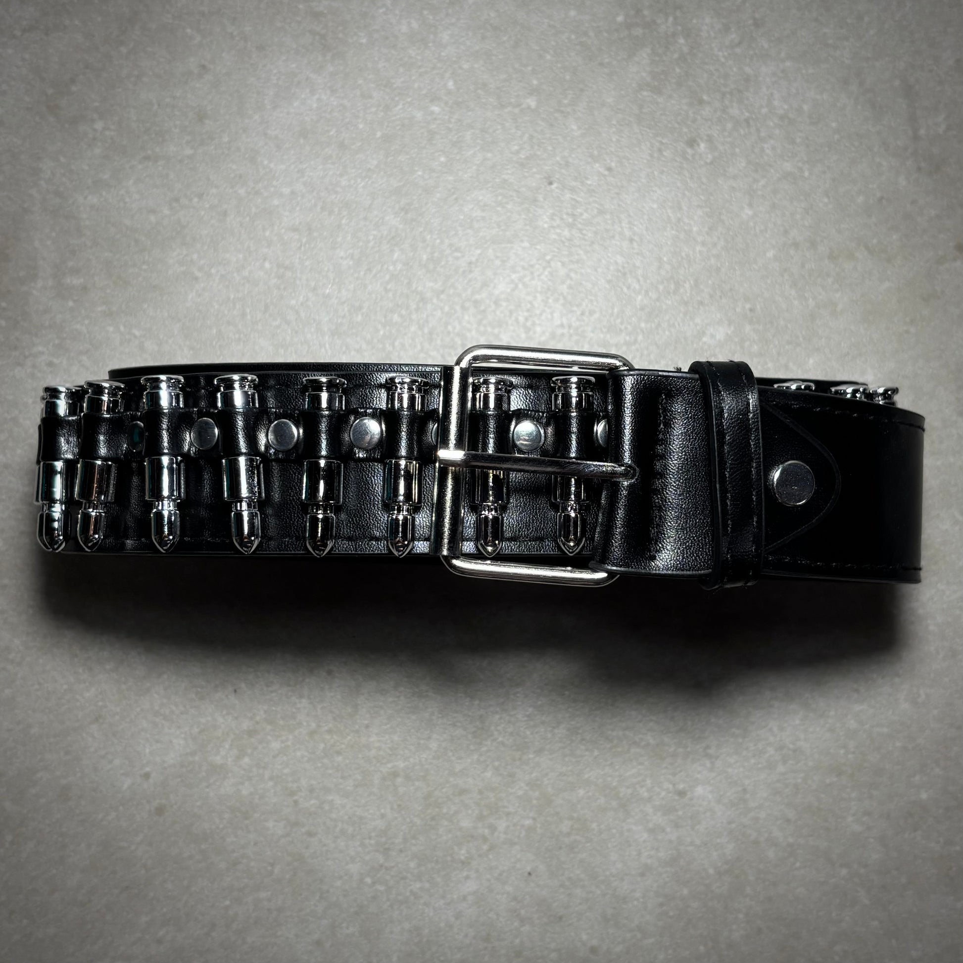 LEATHER BULLETS BELT