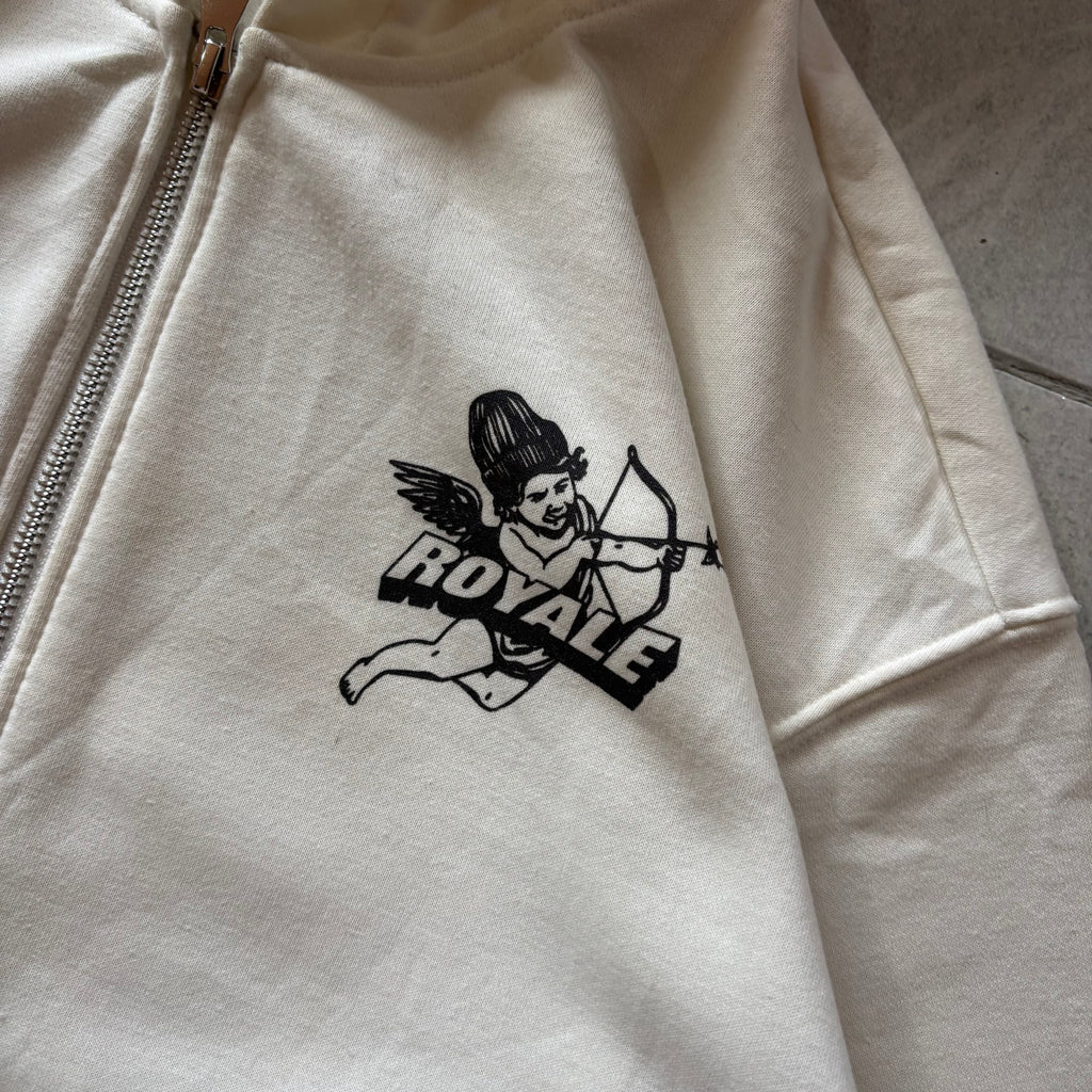 (M BOXY) ROYALE ANGELS HOODIE ZIP UP
