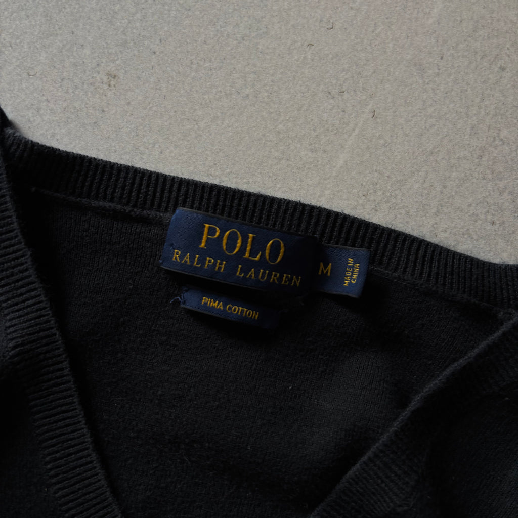 (M) SWEATER RALPH LAUREN BLACK - NEW