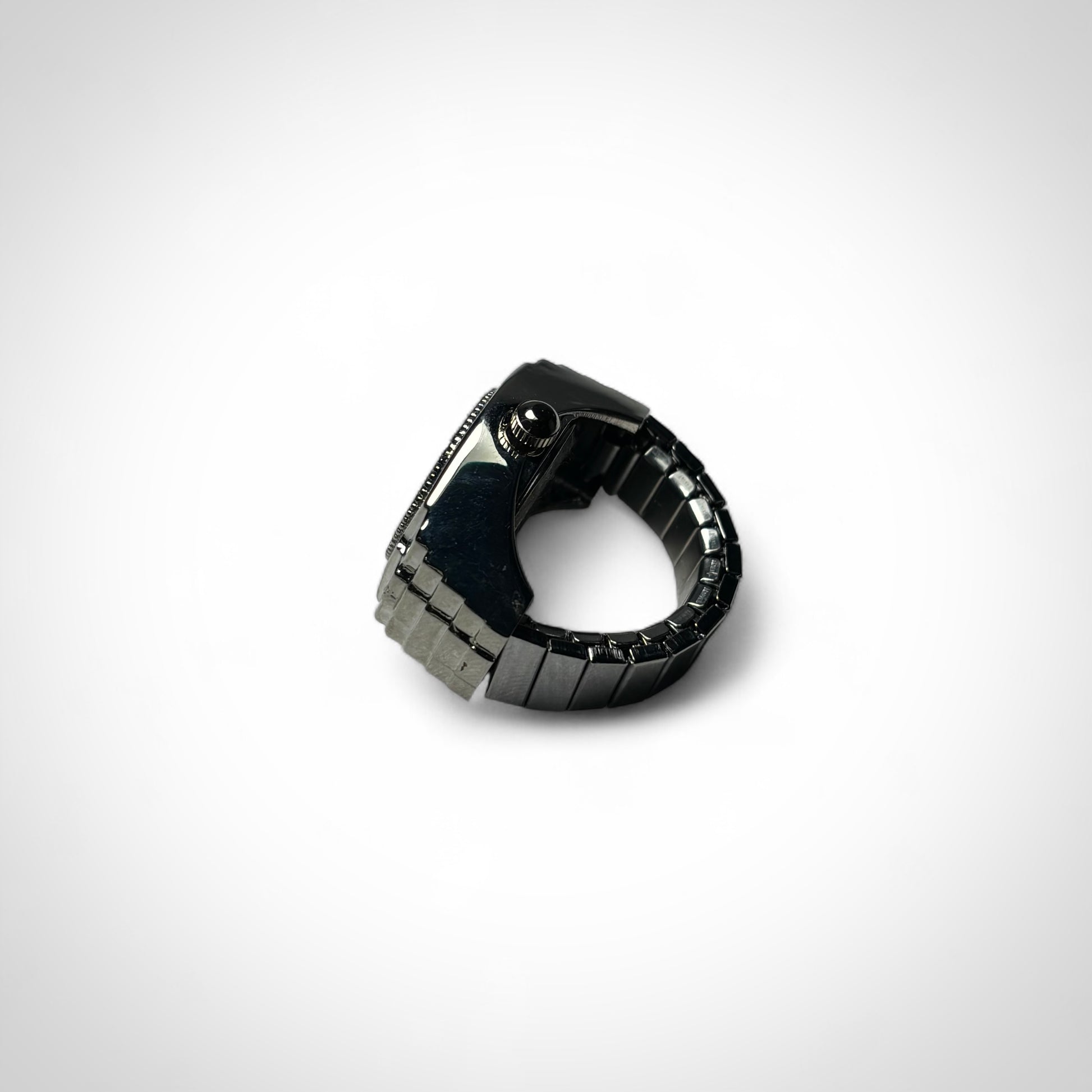 RING WATCH SILVER WHITE