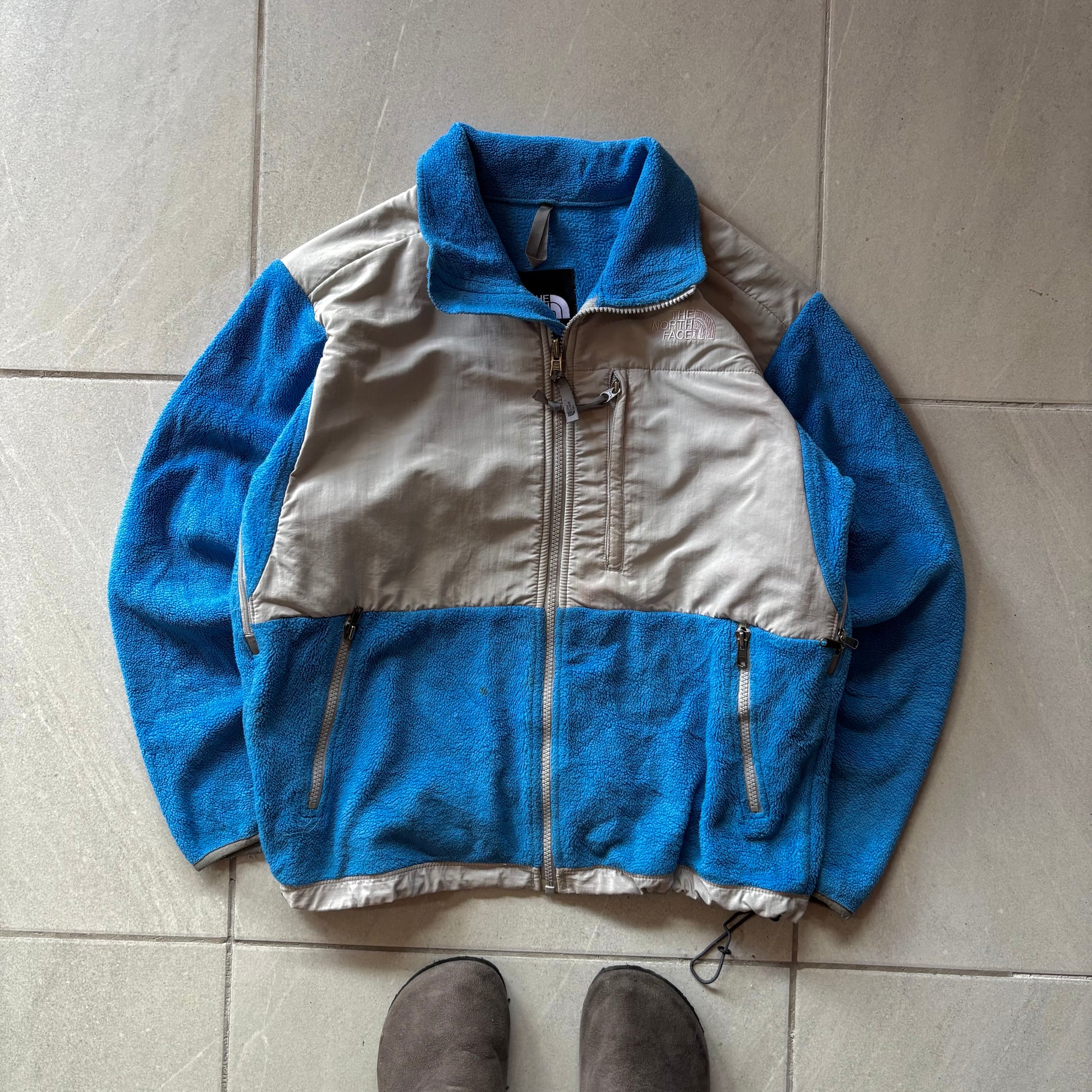 (S BOXY) TNF FLECCE JACKET AZUL