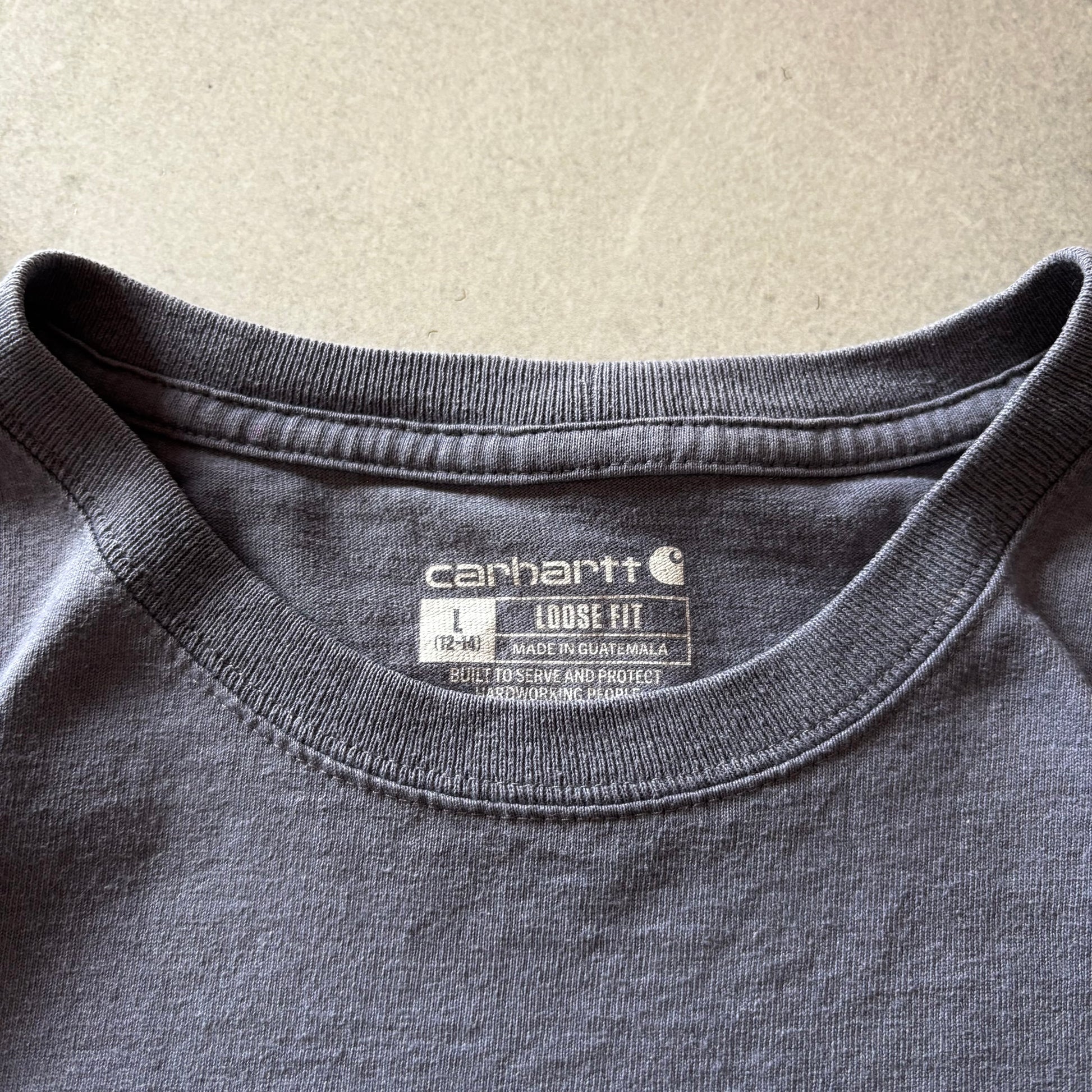 (L BOXY) CARHARTT POCKET TEE