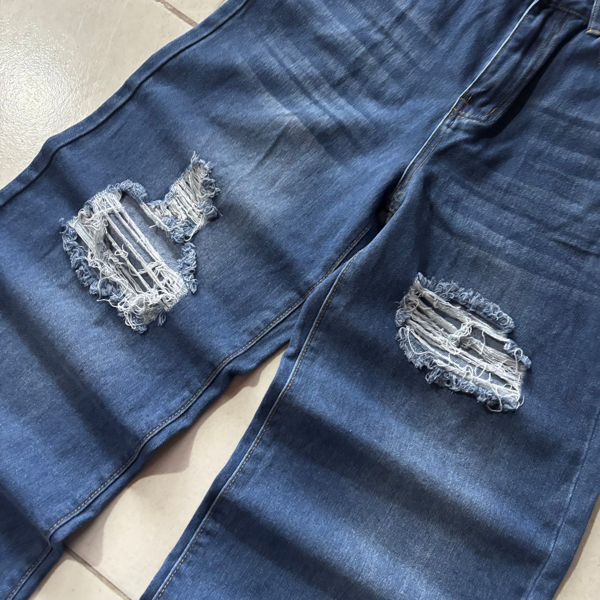 (30/32) DENIM BAGGY PANT RASGADO