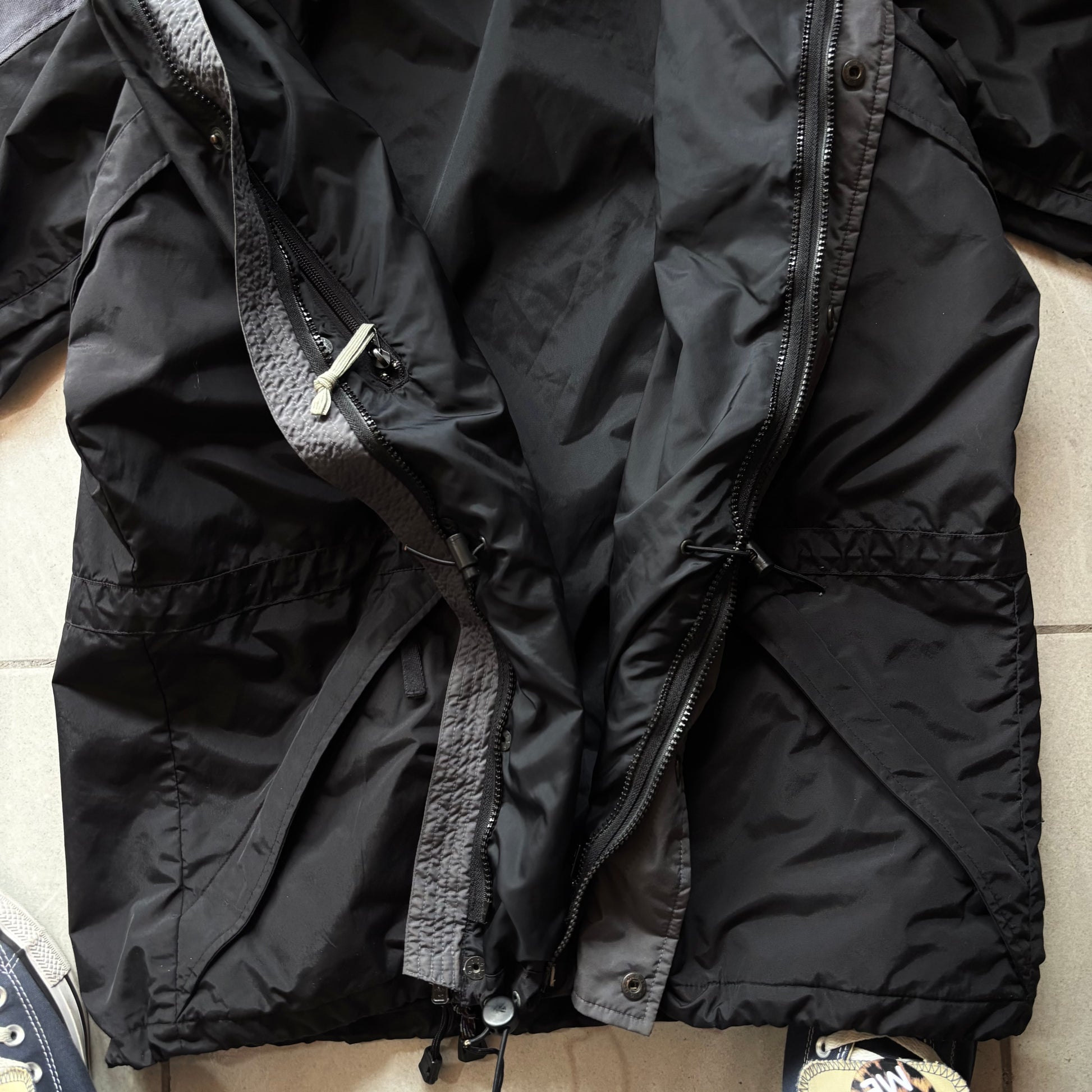 (Xl) COLUMBIA WINDBREAKER BLACK