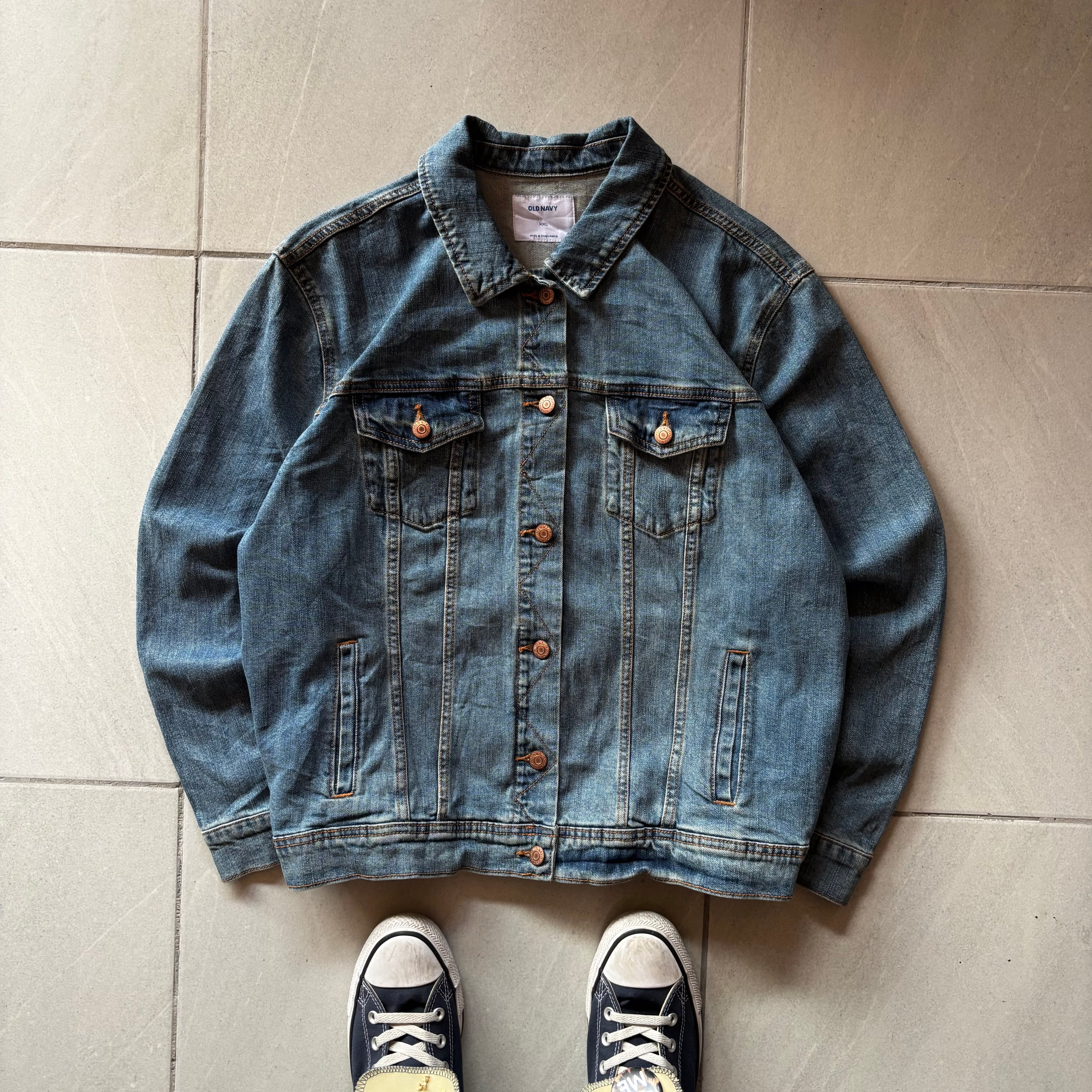 (L) OLD NAVY DENIM JACKET NEW BRAND