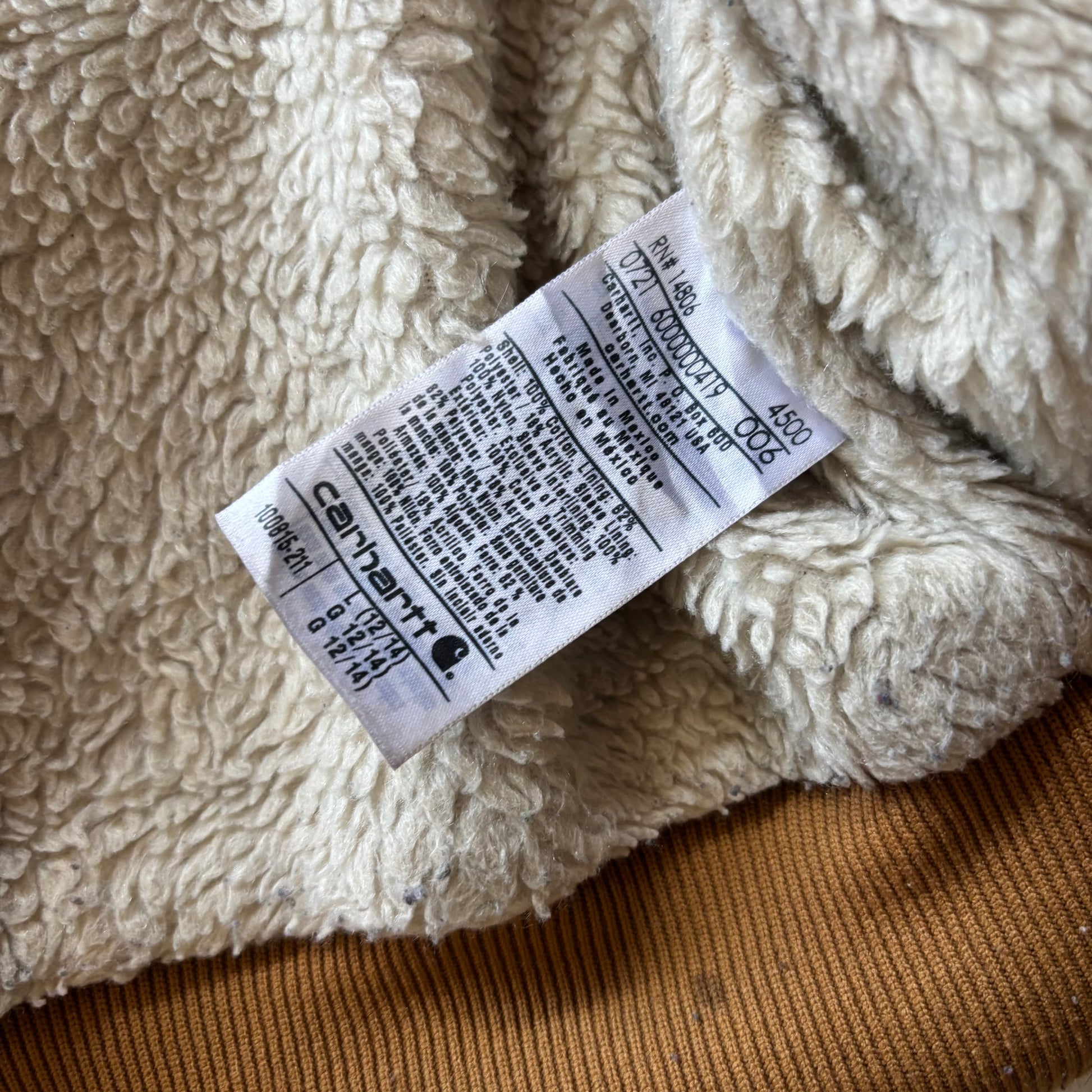 (L) CARHARTT CAMEL JACKET