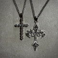 FLAME CROSS NECKLACE (PACK 2)