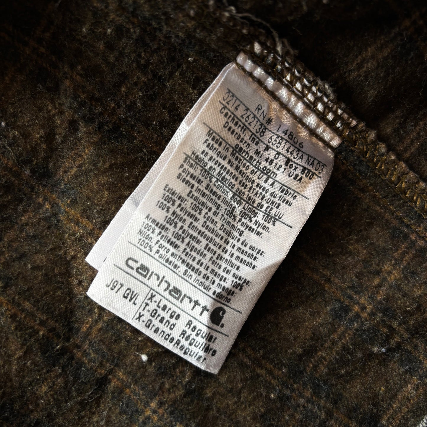 (L BOXY) CARHARTT DETROIT JACKET J97 GVL