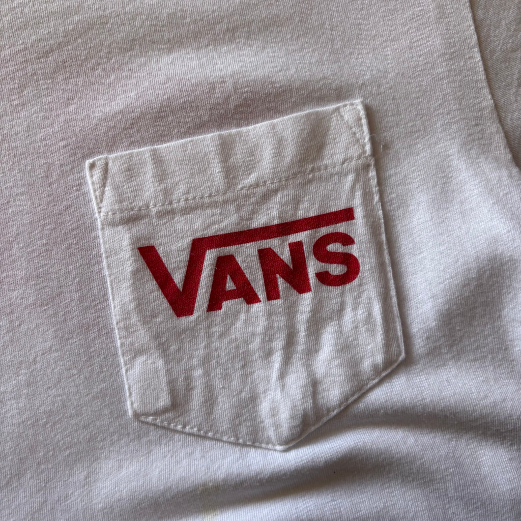 (M BOXY) VANS SKATEBOARD TEE
