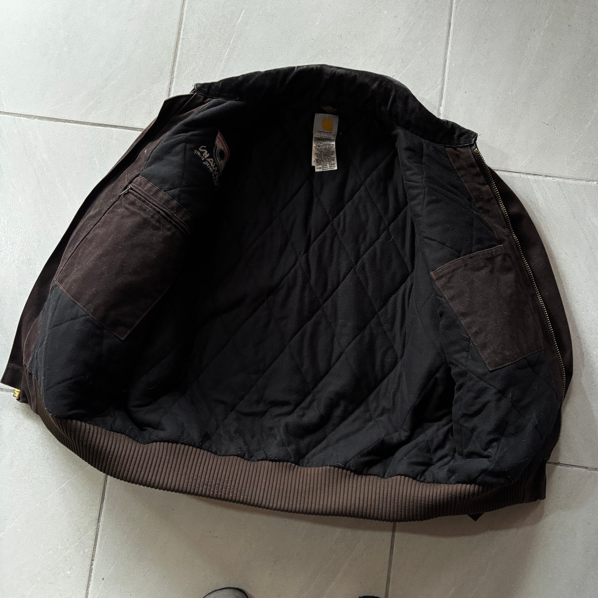 (L) VINTAGE CARHARTT SANTA FE JACKET J14 DKB