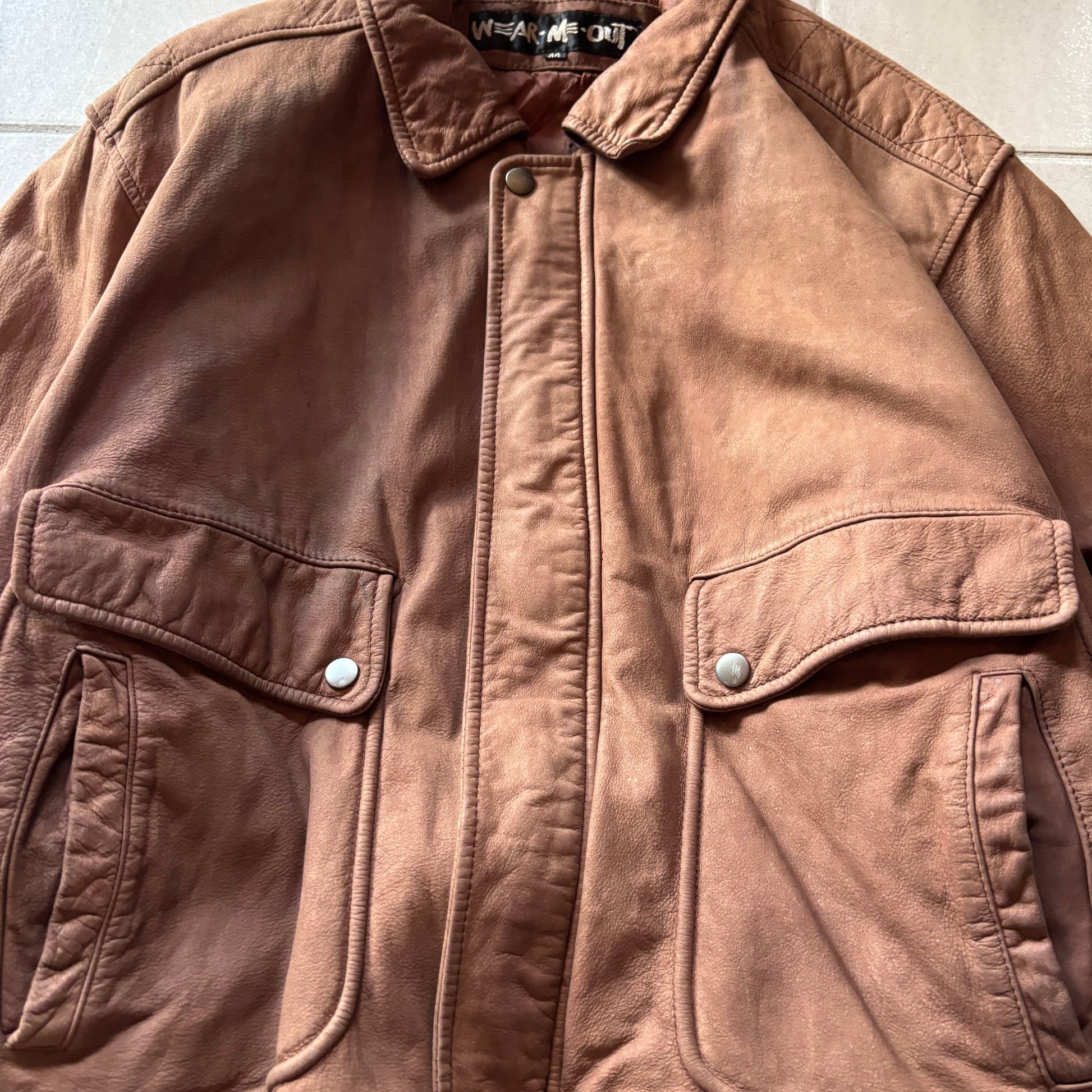 (M) WEAR ME OUT LEATHER JACKET