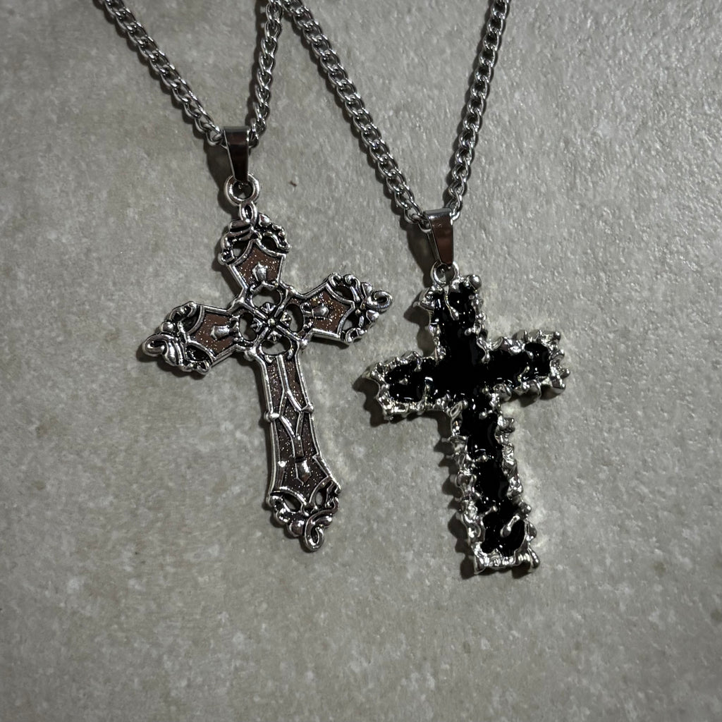 NEO CROSS NECKLACE (PACK 2)