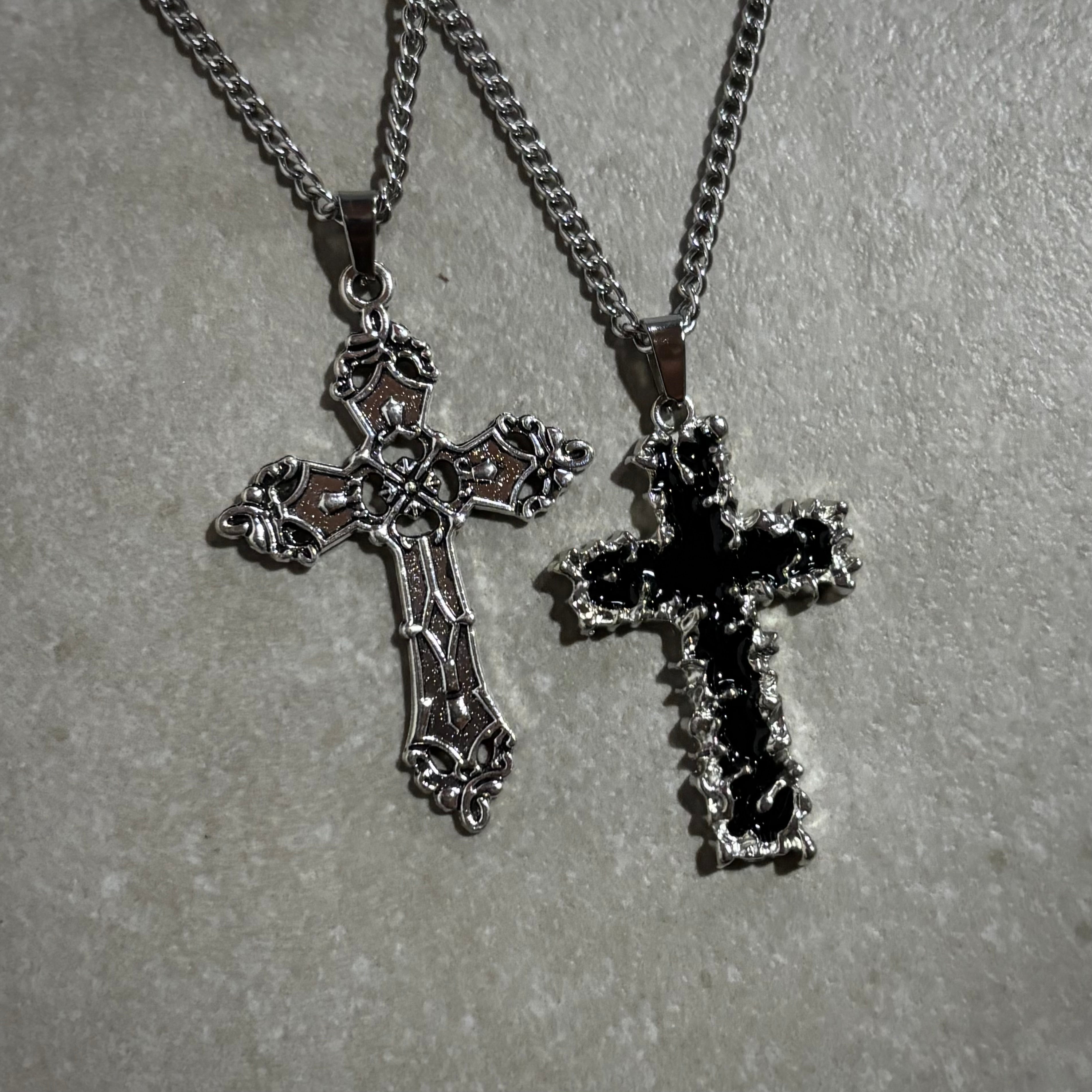 NEO CROSS NECKLACE (PACK 2)