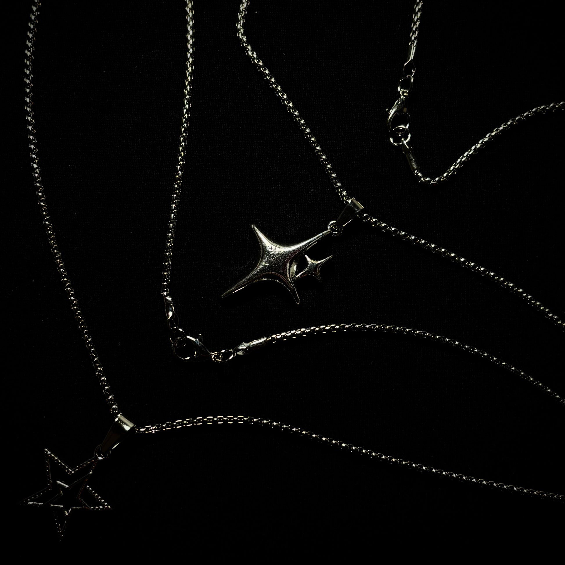 DOUBLE STAR NECKLACE (PACK 2)