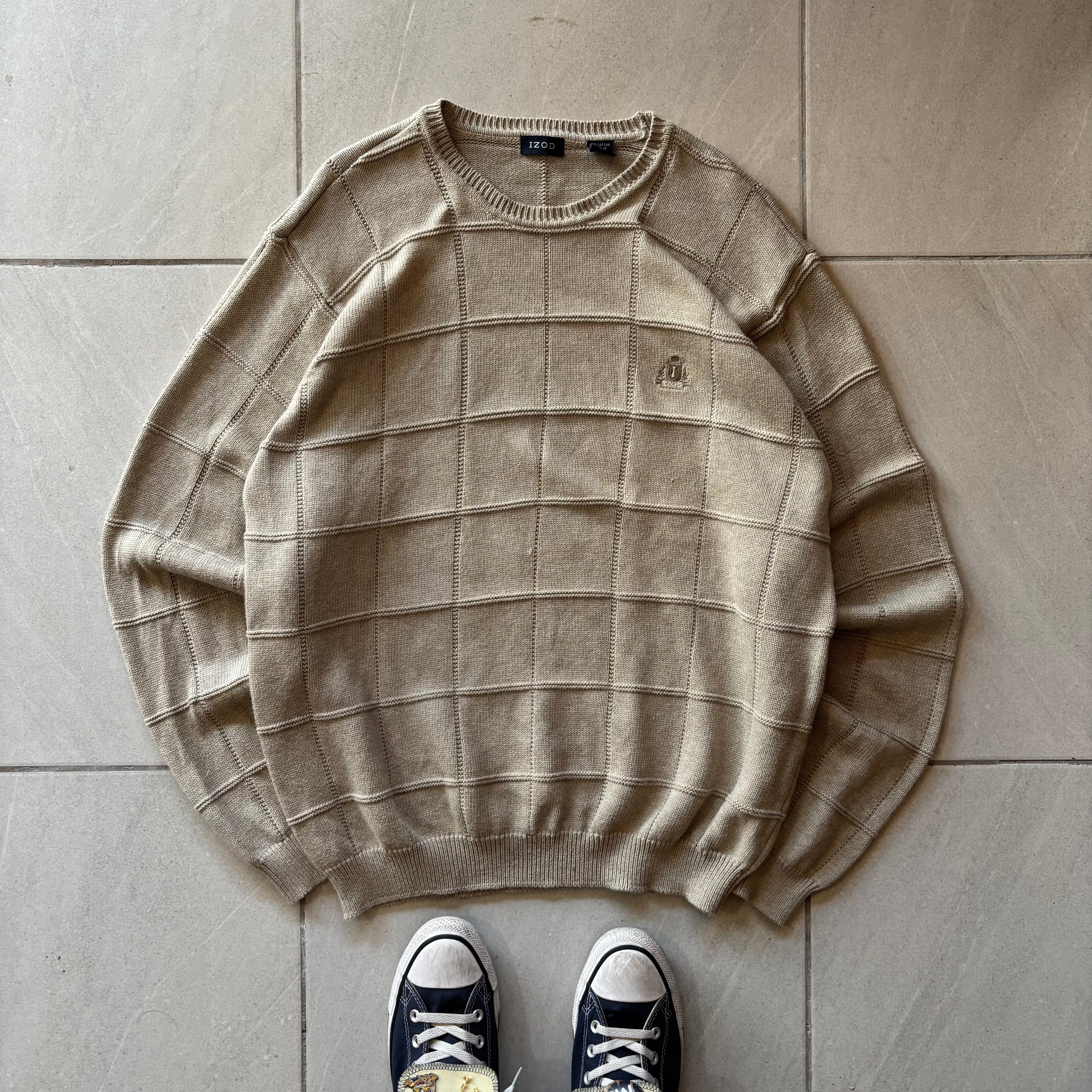 (Xl) VINTAGE IZOD CREWNECK