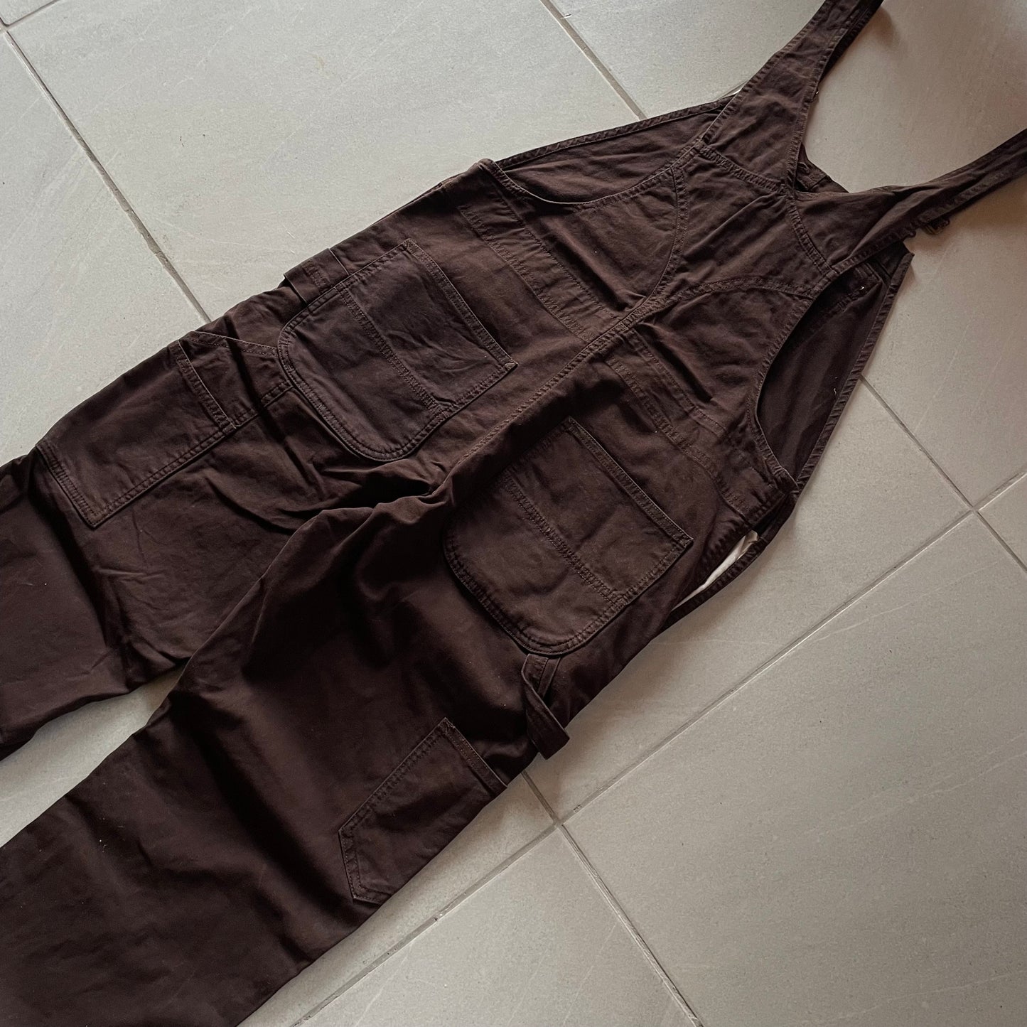 (M) Carhartt Overol - Café - NEW