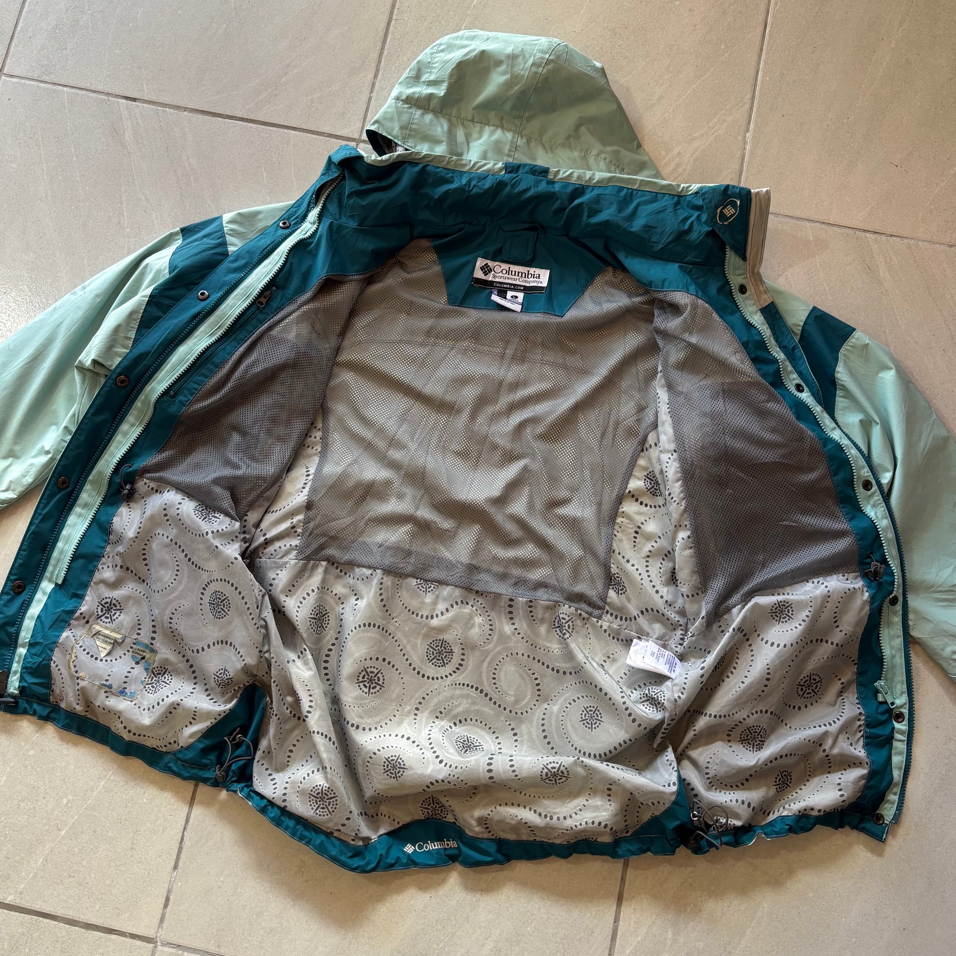 (L) COLUMBIA PARKA JACKET WINDBREAKER EARLY 00's