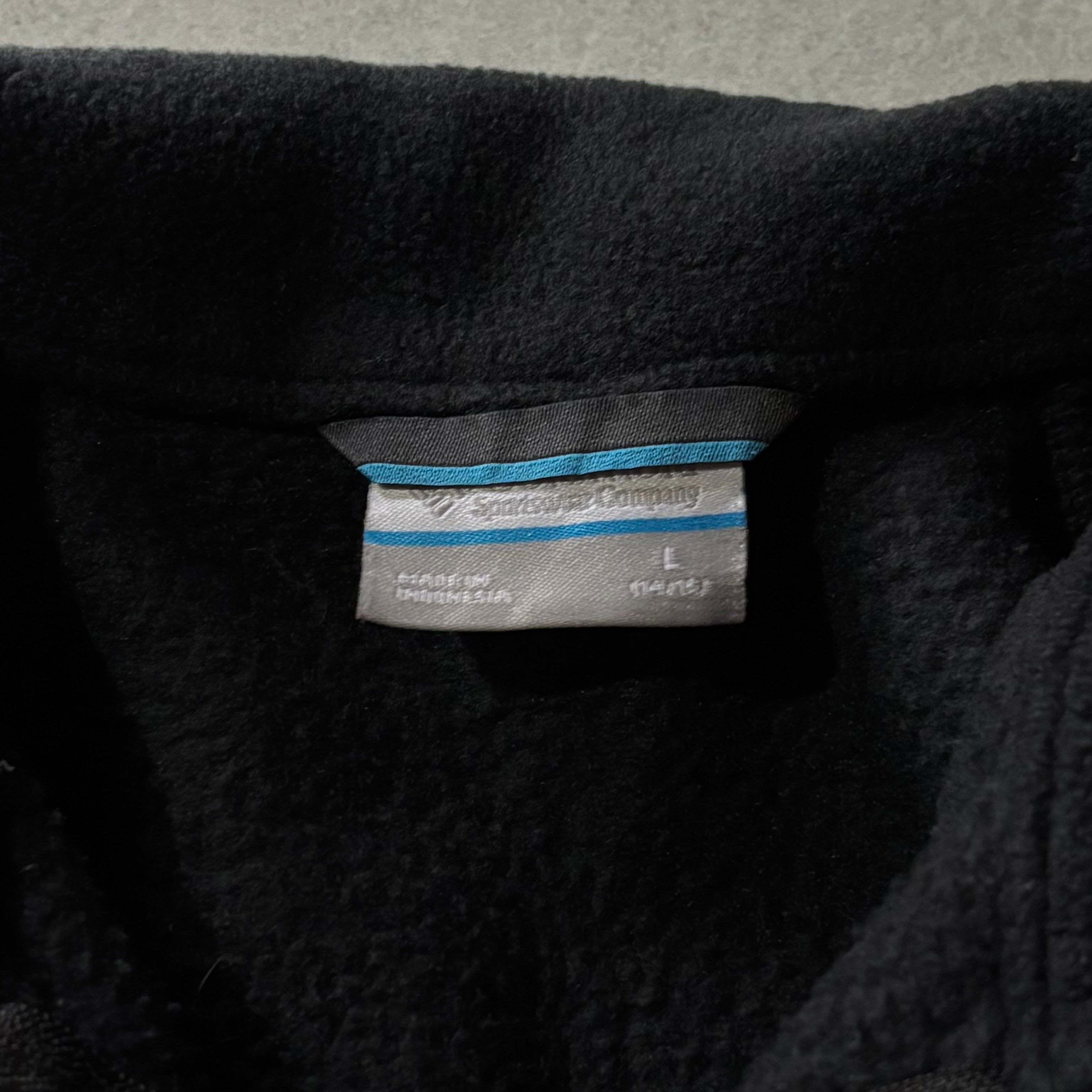 (S) COLUMBIA FLEECE JACKET BLACK