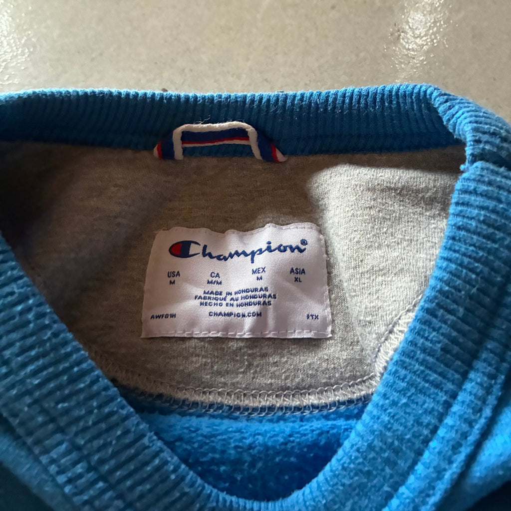 (M) CHAMPION CREWNECK AZUL