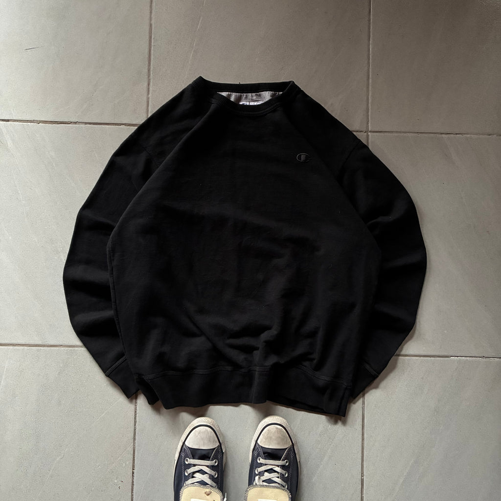 (L) CHAMPION CREWNECK NEGRA